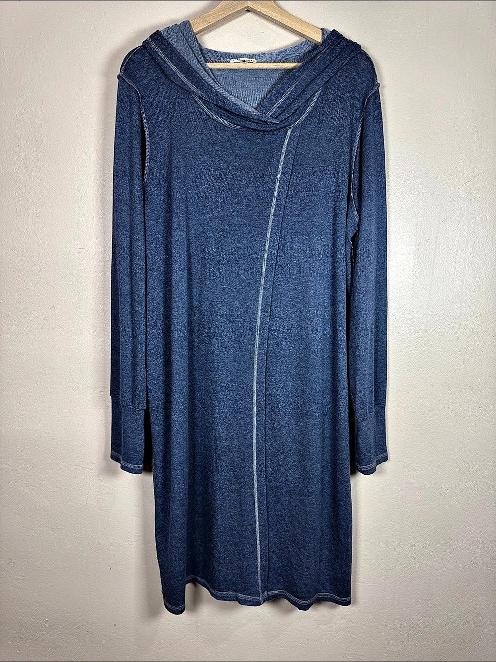 Earthbound Womens Tunic Sweater Plus Size XXL Comfy Hoodie Stretch Casual